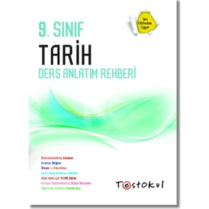 Test Okul Yayınları 9. Sınıf Tarih Ders Anlatım Rehberi