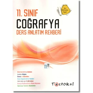 Test Okul Yayınları 11. Sınıf Coğrafya Ders Anlatım Rehberi