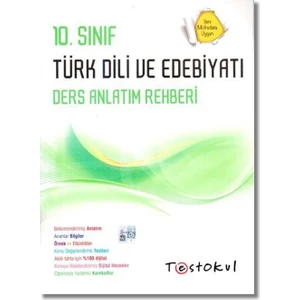 Test Okul Yayınları 10. Sınıf Türk Dili ve Edebiyatı Ders Anlatım Rehberi