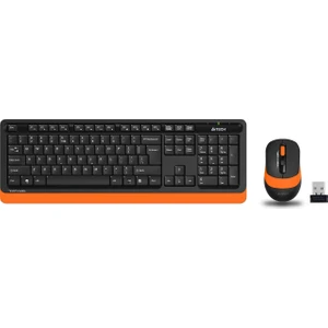 FG1010 Kablosuz Q Trk Optic Mouse Siyah/Turuncu Multimedya Klavye - Mouse Set
