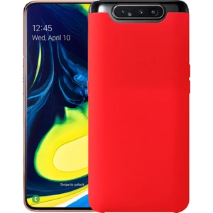 DVR Samsung Galaxy A80 Kılıf Premier + Nano Cam Ekran Koruyucu Kırmızı