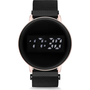 UH1SP220100 Mıknatıslı Hasır Kordon Dijital Unisex Saat