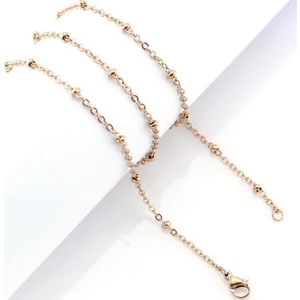 2,4 mm. 50 cm. Araları Toplu Çelik Zincir eb28