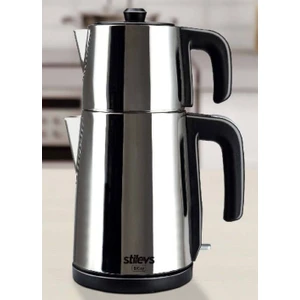 Biçay Çelik Çay Makinesi Parlak