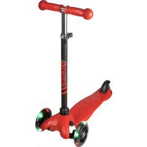 3 Tekerlekli LED Işıklı Scooter - Kırmızı