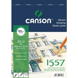 1557 Dessin Resim ve Çizim Blok 180 Gr. Spiralli A5 20 Sayfa