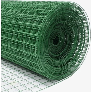Pvc Kaplı Puntalı Tel Bahçe Teli Çit -Göz Aralığı 12X12 1,2m x  0.9 mm x 25 M