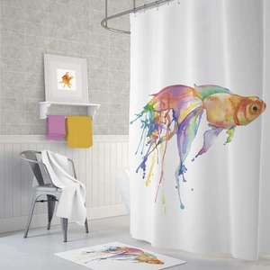 Tropik Goldfish Banyo Duş Perdesi Tek Kanat 1 x 180 x 200 cm