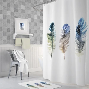 Tropik Plume Banyo Duş Perdesi Tek Kanat 1 x 180 x 200 cm