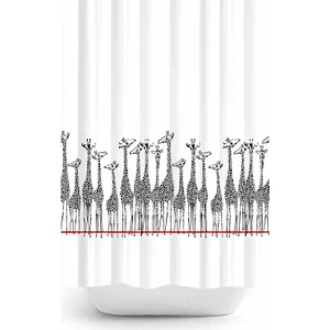 Tropik Giraffe Banyo Duş Perdesi Tek Kanat 1 x 180 x 200 cm