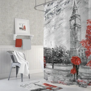 Tropik Bigben Banyo Duş Perdesi Tek Kanat 1 x 180 x 200 cm