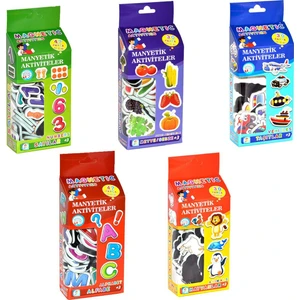 Manyetik Eğitici Set - Hayvanlar/Sayılar/Taşıtlar/Alfabe/Meyveler