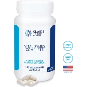Klaire Labs Vital-Zymes Complete -120 Vegetarian Kapsül