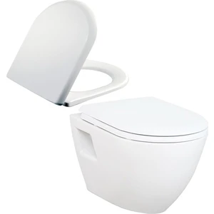 Terra Asma Klozet TP325 + Creavit Amasra Thermoplast Yavaş Kapanan Klozet Kapağı KC5000 KC0103.02