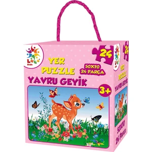 Yavru Geyik 24 Parça Yer Puzzle