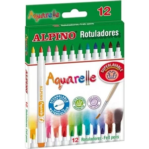 Aquarelle Fırça Uçlu Keçeli Kalem 12 Renk