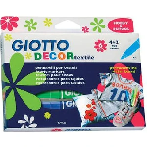 Decor Textile Kumaş Boyama Kalemi 6 Renk