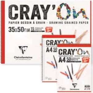 Cray'on Çizim Blok Eskiz Çizim Defteri A4 Yandan Spiralli 120 Gr. 50 Yaprak