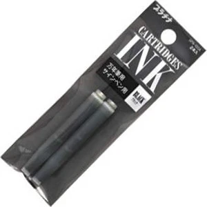 Dolma Kalem Mürekkep Kartuşu 2'li Paket Black