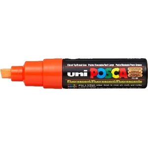 Posca Pc-8k Boyama Markörü 8 mm Kesik Uç Floresan Turuncu