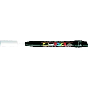 Posca PCF-350 Boyama Markörü 1-10 mm Fırça Uç Beyaz