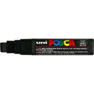 Posca PC-17K Boyama Markörü 15 mm Kesik Uç Siyah