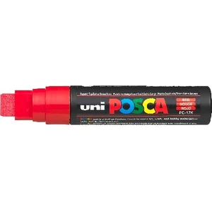 Posca PC-17K Boyama Markörü 15 mm Kesik Uç Kırmızı