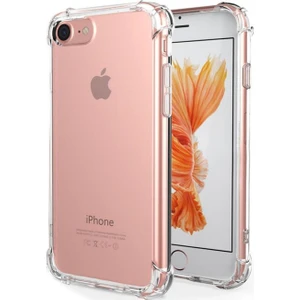 Apple iPhone 7 Ultra İnce Antishock Premium Şeffaf Silikon Kılıf Airbag Arka Kapak