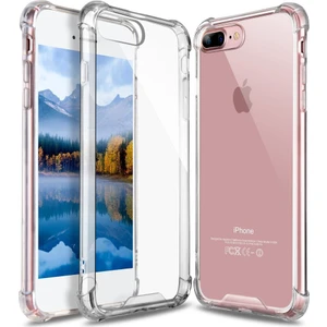 Apple iPhone 8 Plus Ultra İnce Antishock Premium Şeffaf Silikon Kılıf Airbag Arka Kapak