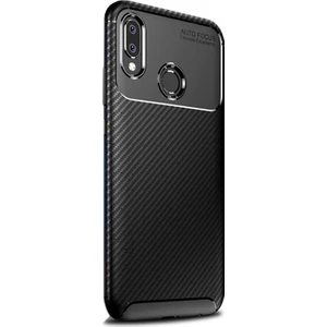 Xiaomi Mi Play Kılıf Negro Karbon Dizayn Silikon Siyah