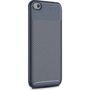 Xiaomi Redmi Go Kılıf Negro Karbon Dizayn Silikon Lacivert