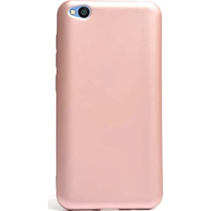 Xiaomi Redmi Go Kılıf Premier Silikon Esnek Koruma + Nano Glass Bronz
