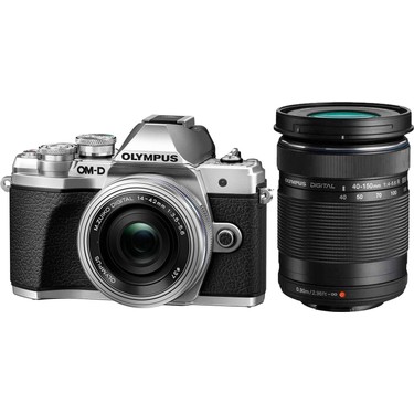 Olympus Om-D E-M10 Mark Iıı 14-42 Ez + 40-150 Kit (Gümüş) Fiyatı