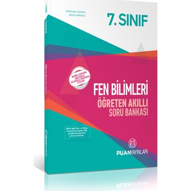 Puan Yayinlari 7 Sinif Fen Bilimleri Ogreten Akilli Soru Kitabi