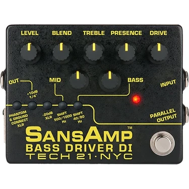 Tech 21 Bsdrv2 Sansamp Bass Driver (2. Nesil) Efekt