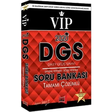 Yargı Yayınevi 2020 DGS VIP Sayısal – Sözel Yetenek Tamamı Çözümlü Soru