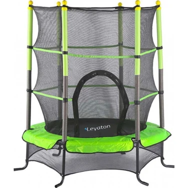 Leyaton Fileli Korumalı 140 cm Trampolin (55 Inç Trambolin)