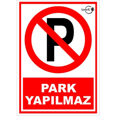 Lorex Lr-Is7623 Park Yapılmaz Yazılı Uyarı