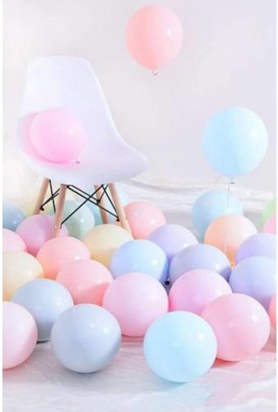 Balon Evi Makaron Pastel Soft Balon 100'Lü