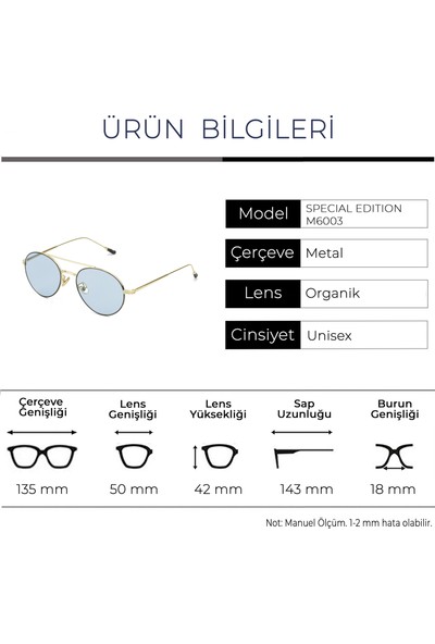 Zolo Eyewear SPECİAL EDİTİON M6003 Kadın Güneş Gözlüğü