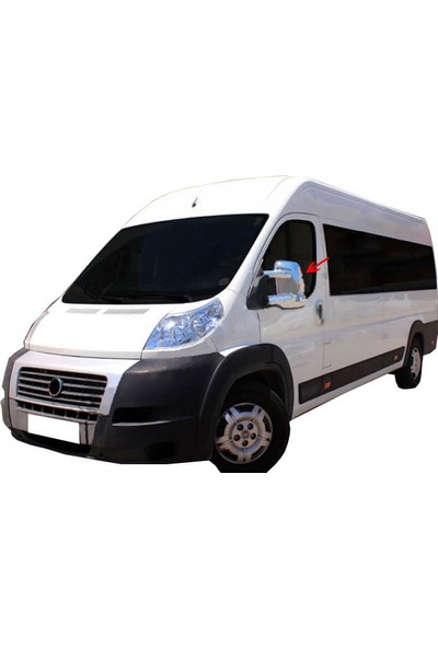 Arabamsekil Fiat Ducato 2006 Ve Sonrası Ayna Kapağı Abs Krom 2 Parça