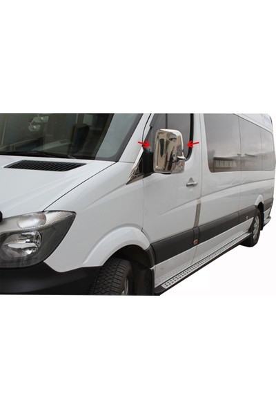 Arabamsekil Mb Sprinter W906/Crafter 2007-2017 Ayna Kapağı ABS Krom 2 Parça