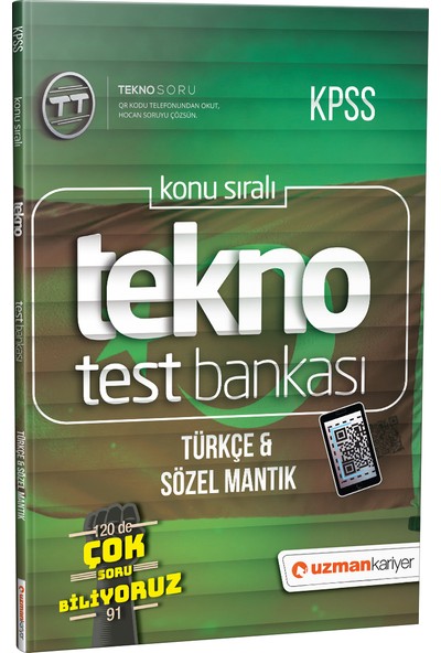 Tekno Türkçe & Sözel Mantık Test Bankası | Dijital Çözümlü - Uzman Kariyer