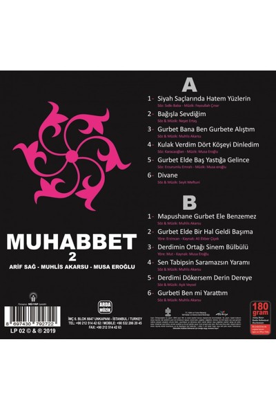 Musa Eroğlu & Arif Sağ & Muhlis Akarsu - Muhabbet 2 - Plak
