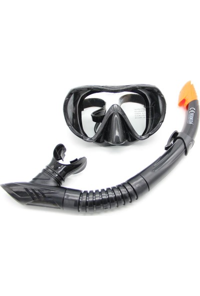 Bermuda Tempered Silikon Maske Şnorkel Set