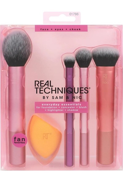Real Techniques Everyday Essentials Makyaj Fırça Seti