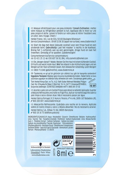 Hydralist Cooling - The Morning After Cilt Maskesi 8 Ml
