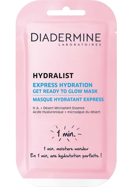 Hydralist Express Hydration - Get Ready To Glow Cilt Maskesi 8 Ml