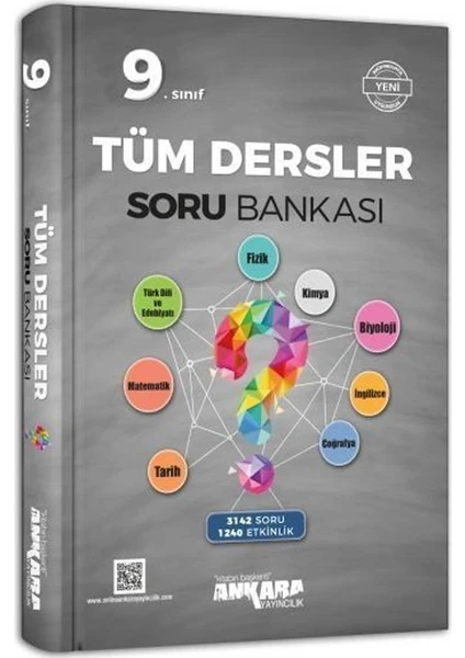 Ankara Yayıncılık 9.Sınıf Tüm Dersler Soru Bankası