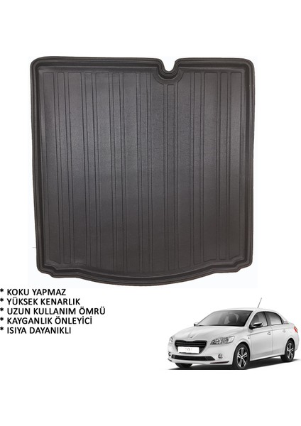 Peugeot 301 Sedan 3D Bagaj Havuzu (2012 Ve Sonrası)